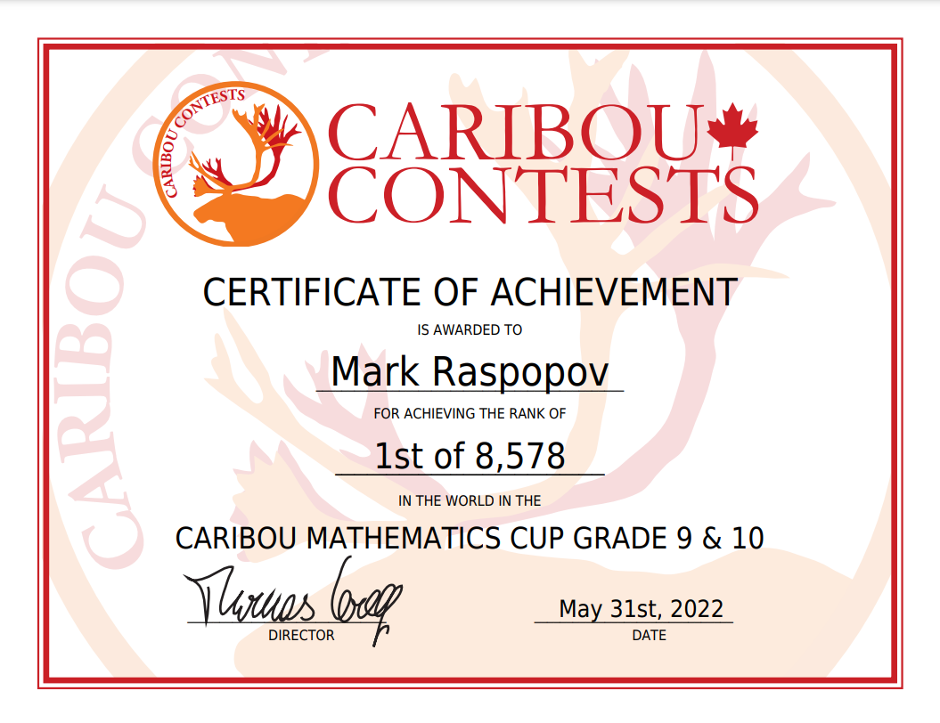 Caribou Cup 9-10